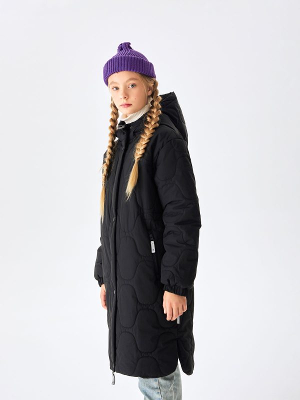 Пальто демисезонное <span class="product-sku">SP213301BLACK</span> — изображение 1