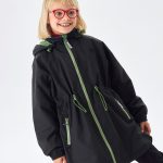 Плащ на флисовой подкладке SP216002BLACK