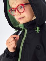 Плащ на флисовой подкладке <span class="product-sku">SP216002BLACK</span> — изображение 3