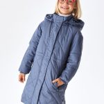 Пальто демисезонное SP413312STEELBLUE