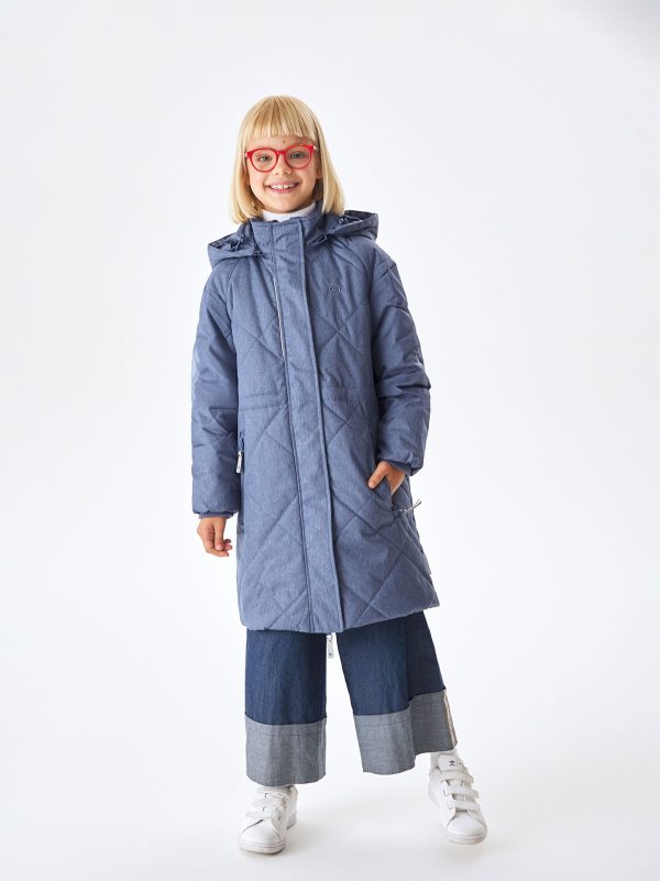 Пальто демисезонное <span class="product-sku">SP413312STEELBLUE</span> — изображение 5