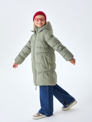 Пальто зимнее WP91351OLIVE