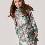 Плащ на флисовой подкладке SP11602GREENTEA