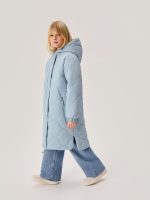 Пальто демисезонное <span class="product-sku">SP213301LIGHTBLUE</span> — изображение 2