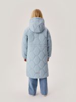 Пальто демисезонное <span class="product-sku">SP213301LIGHTBLUE</span> — изображение 4